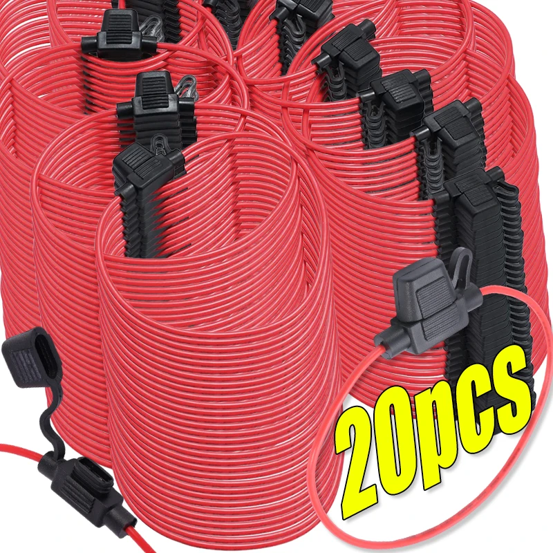 Waterproof Car Blade Fuse Holder in Line Wire Cutoff Switch Socket Auto Circuit Protection Box Cable Connector Replacement Part