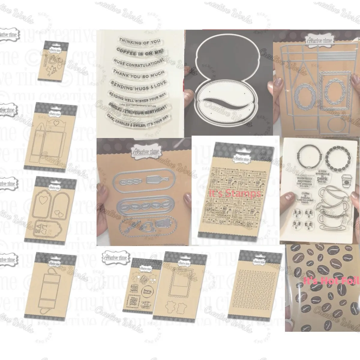 

Coffee Cups Hearts New Metal Cutting Dies Stamps Hot Foil For DIY Card Paper Album Diary Scrapbook Craft Decoration Embossing