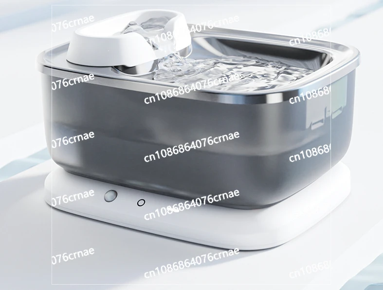 

Cat Water Dispenser with Flowing Circulation, Pet Automatic Water Dispenser Without Plug in, Large Capacity for Dogs To Drink