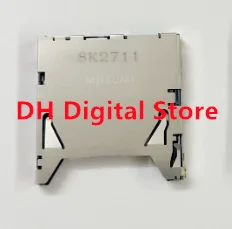 Новый оригинальный держатель слота для карты памяти SD для цифровых фотоаппаратов Nikon D7500 D5500 D5600 D3500, запчасть для ремонта