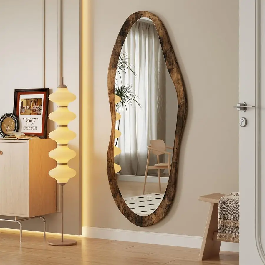 Vintage Asymmetrical Wall Mirror 4