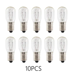10PCS  E14 Salt Lamp Globe Bulb 15W AC220V-240V Vintage Incandescent Bulbs Refrigerator Oven Light Bulbs Replacement