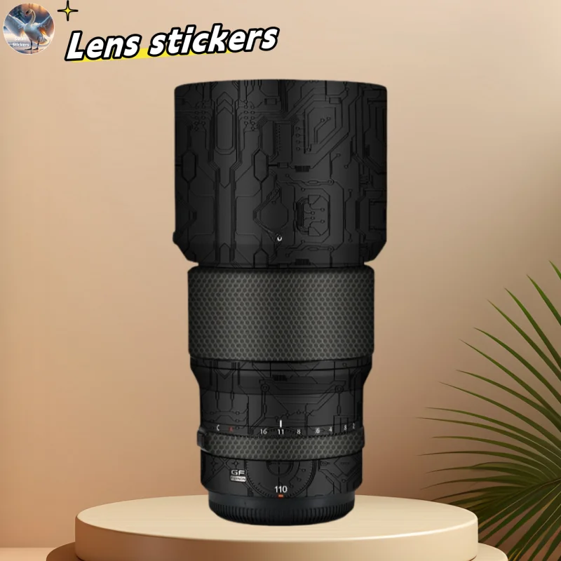 for Fuji GF110F2 Camera Lens stickers, precision cut wear-resistant protective film, DIY skin