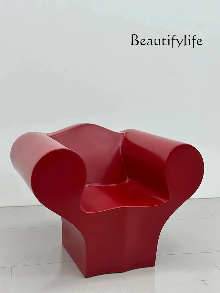 

Special-shaped fiberglass new Chinese-style Taishi chair single sofa chair single chair cafe furniture