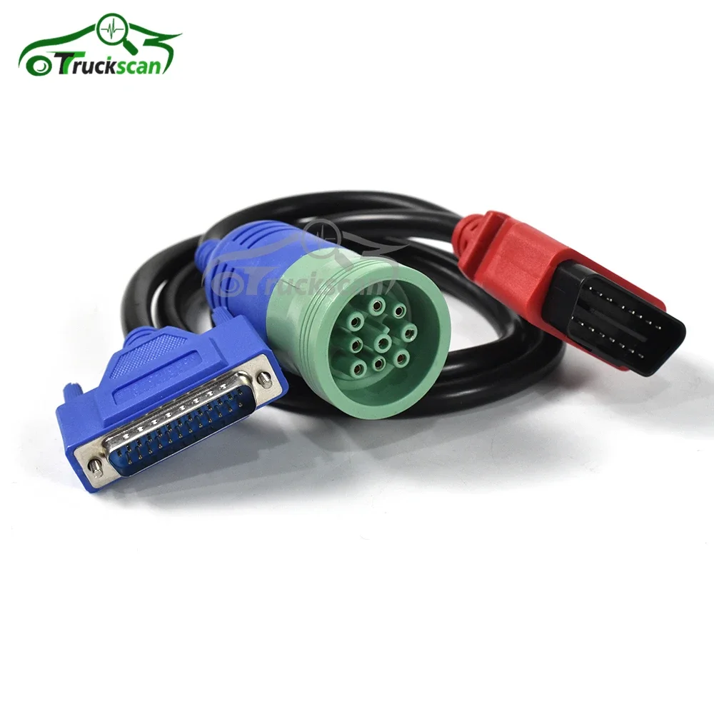 

9-контактный + OBD-кабель для New Holland CNH DPA5, электронные сервисные инструменты, сельскохозяйственный диагностический сканер, инструмент