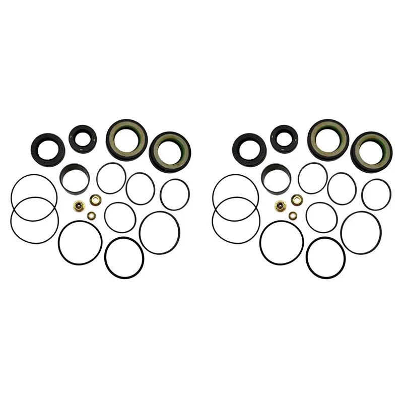Firmly 2X Power Steering Gear Gasket Rack&Pinion Kit 04445-35190 For Toyota Land Cruiser Prado 120 4Runner Lexus GX470 05-09