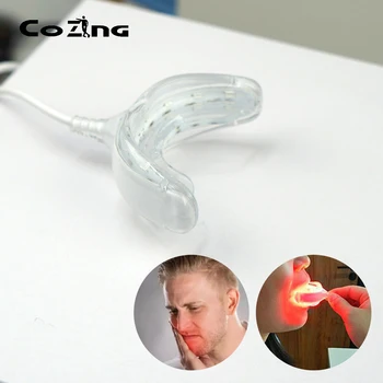 Oral ulcer cold laser therapy device red light therapy mouth ulceration blisters herpes infection pain relief ulcer laser care