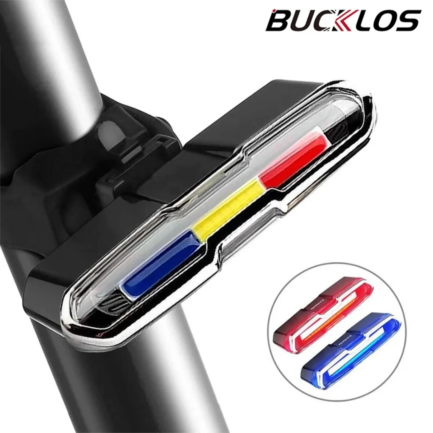 Bicycle Rear Lights  Bike Lamp Tail Light USB Rechargeable Cycling Rear Flashlight  Bicycle Lighting MTB Road Bike Lantern