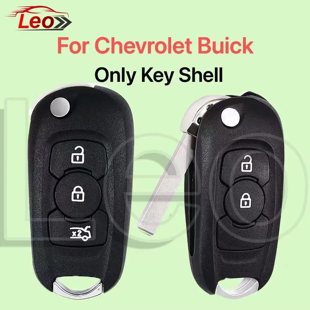 Leo Car Flip Remote Key Shell  For Chevrolet Opel Astra K Buick Verano Regal Excelle GT/Excelle XT LaCROSSE 2/3Button