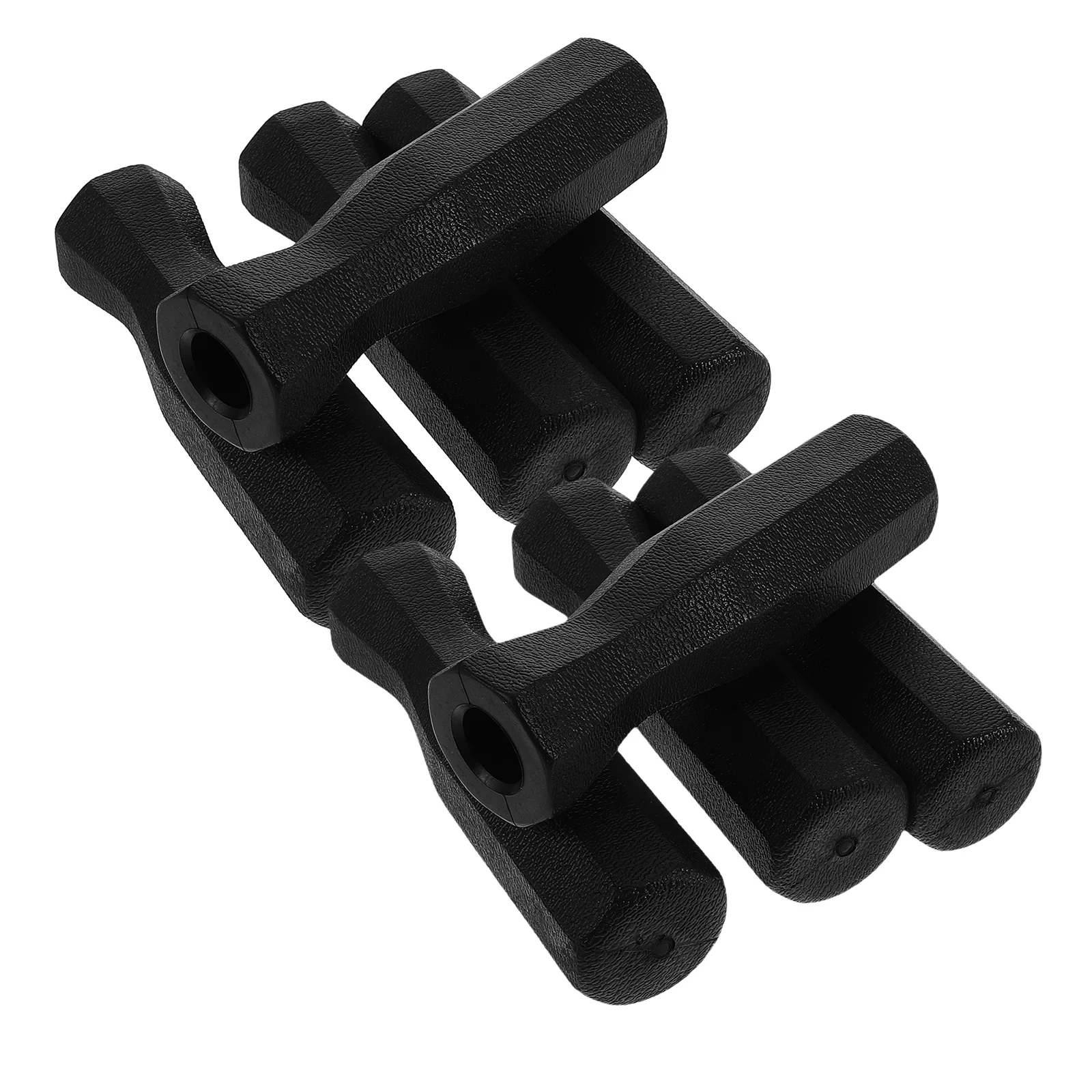 

8 Pcs Football Table Handle Foosball Accessories Black Plastic Anti-s Handles