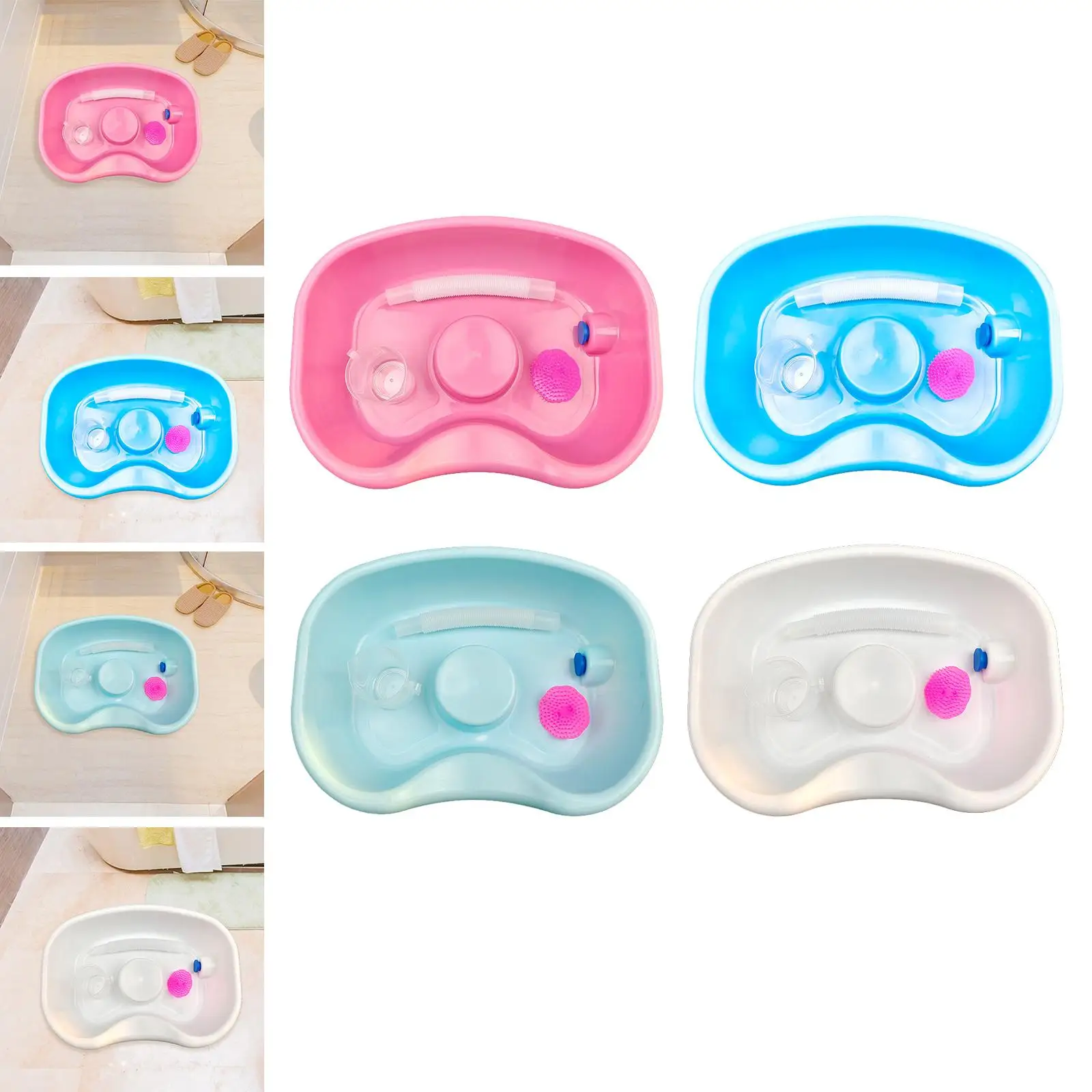 

Bedside Shampoo Basin Hair Cleaning Bowl Lightweight Bathroom Accessories Rinse