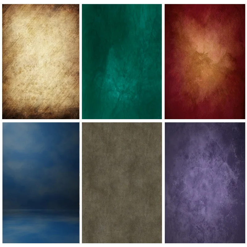 

SHUOZHIKE Art Fabric Gradient Vintage Photography Background Newborn Baby Portrait Photo Backdrops Studio Props FG-06