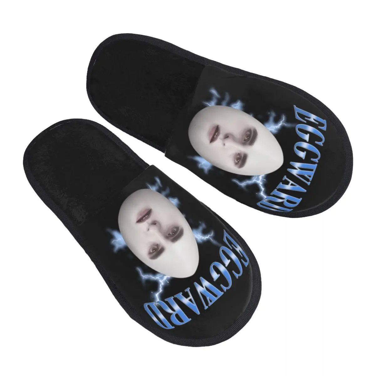 Funny Edward Cullen Eggward Silly Meme Comfy Scuff Memory Foam Slippers Women The Twilight Spa House Shoes