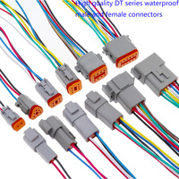 1 Pcs Deutsch DT connector with 15cm Wiring harness DT06-2S/DT04-2P 2P 3P 4P 6P 8P 12P waterproof electrical connector