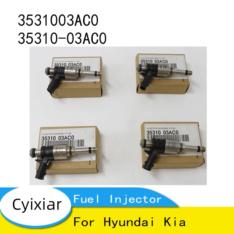 

4Pcs Fuel Injector for Hyundai Kia OEM 3531003AC0 35310-03AC0