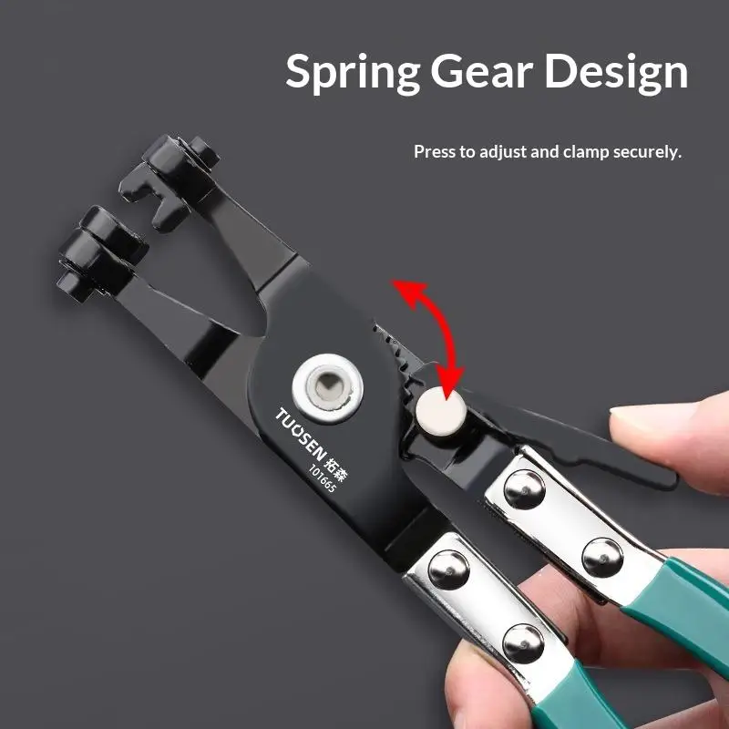【C】Long Reach Wire Spring Hose Clamp Pliers Tool Auto Removal Hand Cable Type For Car Repairs Hose Clamp Hand-held Clip view 4
