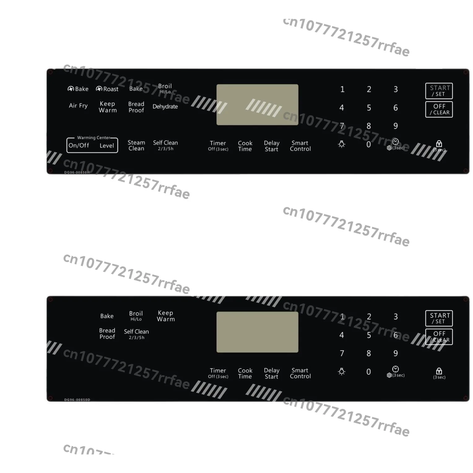 

DG96-00850H Range Membrane Switch Touchpad Control Panel