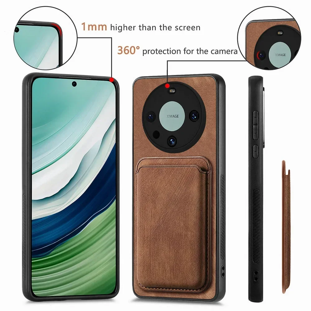 For Huawei Honor Magic 7 Pro 5G Luxury Case 2IN1 Detachable Leaher Back Cover Honor Magic6 Lite Case Magic5 6 Pro 4 Lite Funda