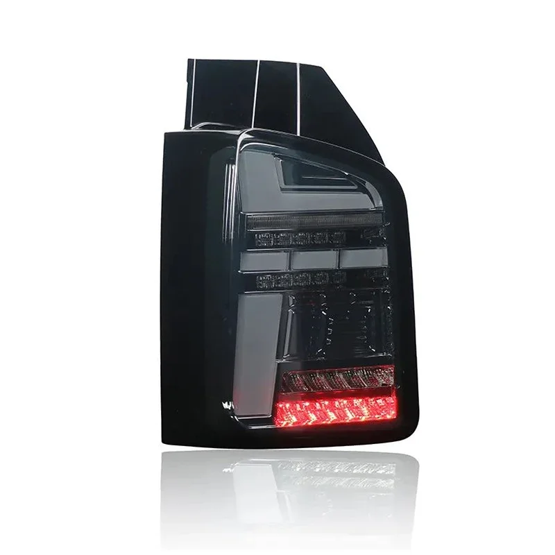 سيارة الضوء الخلفي ل Volkawagen vw Multivan Caravelle T5 2011-2015 كامل مصباح ليد خلفي ديناميكية بدوره مصباح إشارة الذيل مجموعة مصابيح #4