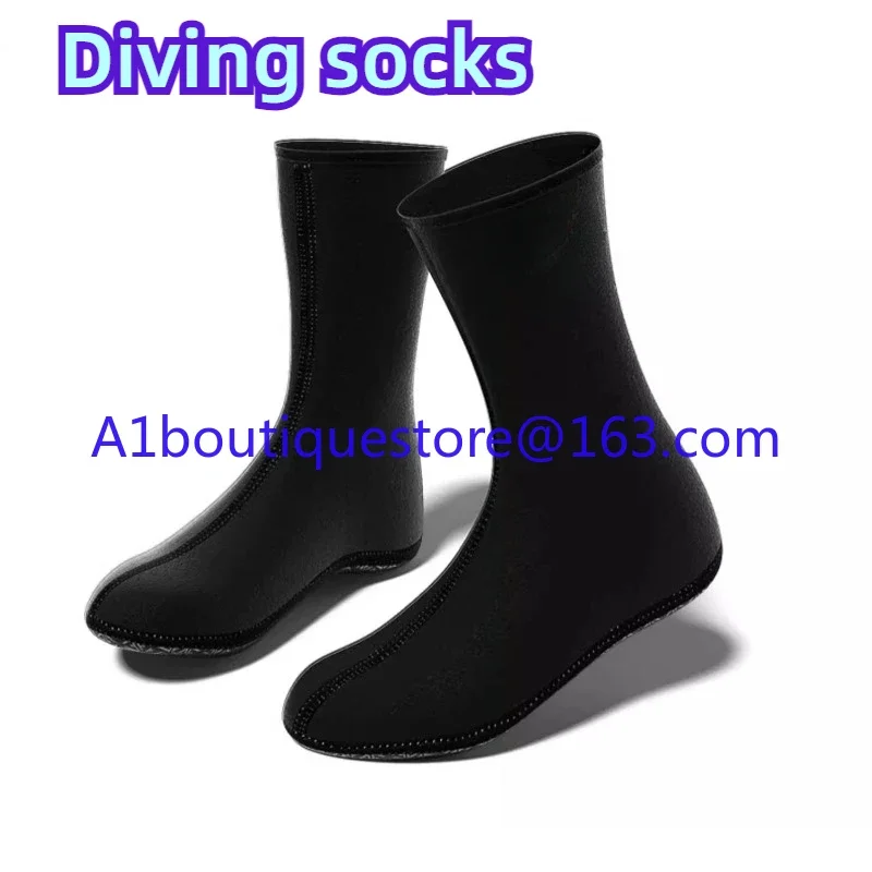 Diving socks medium long tube free diving anti-skid anti-sand snorkeling socks