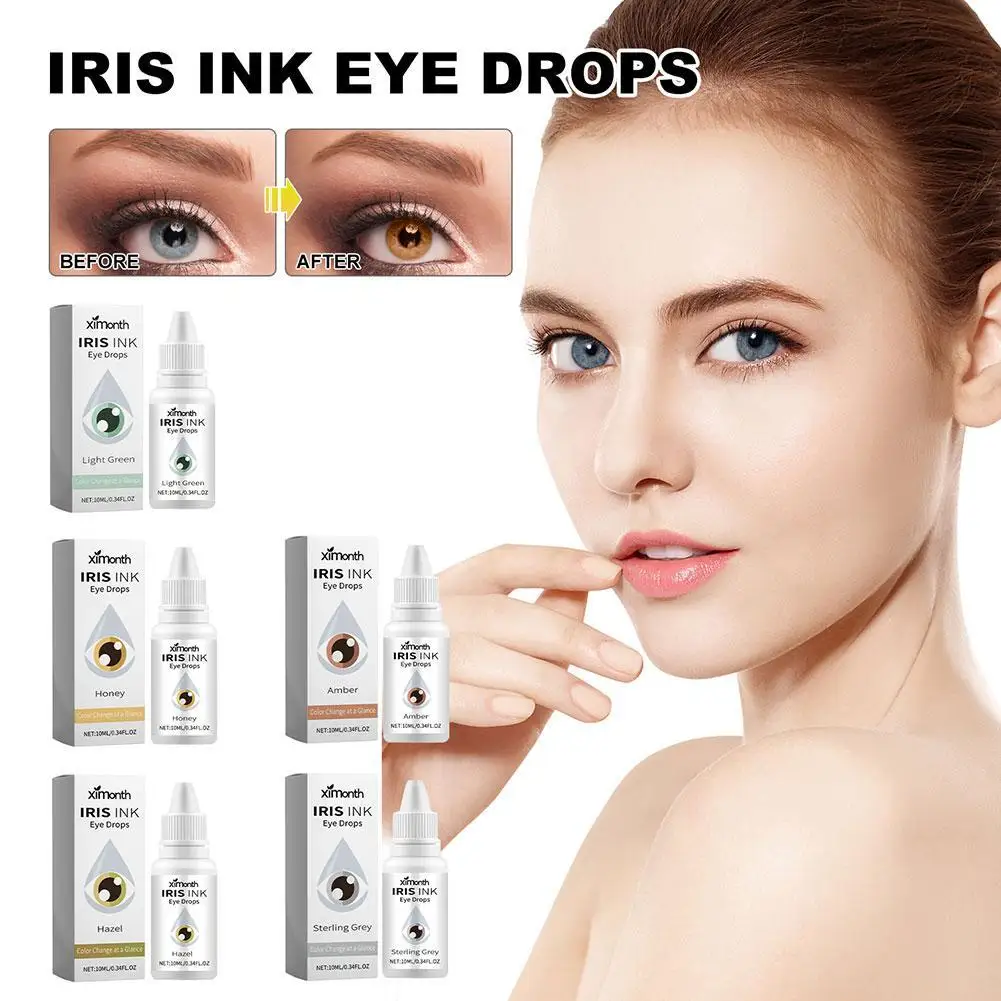 Color Changing Eye Drops For Long Lasting Lighten And Brighten Your Eye Color 10ml/Bottle Safe Mild And Non Irritating