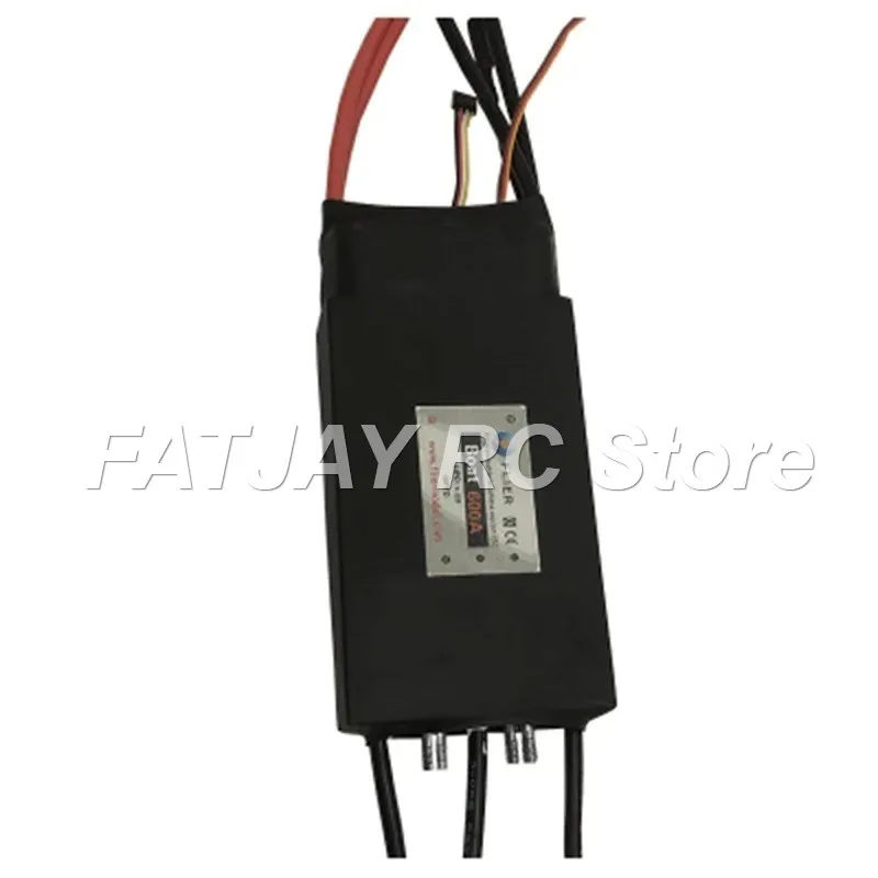 RC Boat High-power 600A 22S High-voltage High-current Brushless Water Cooling ESC FATJAY FLIER Electronic Speed Controller