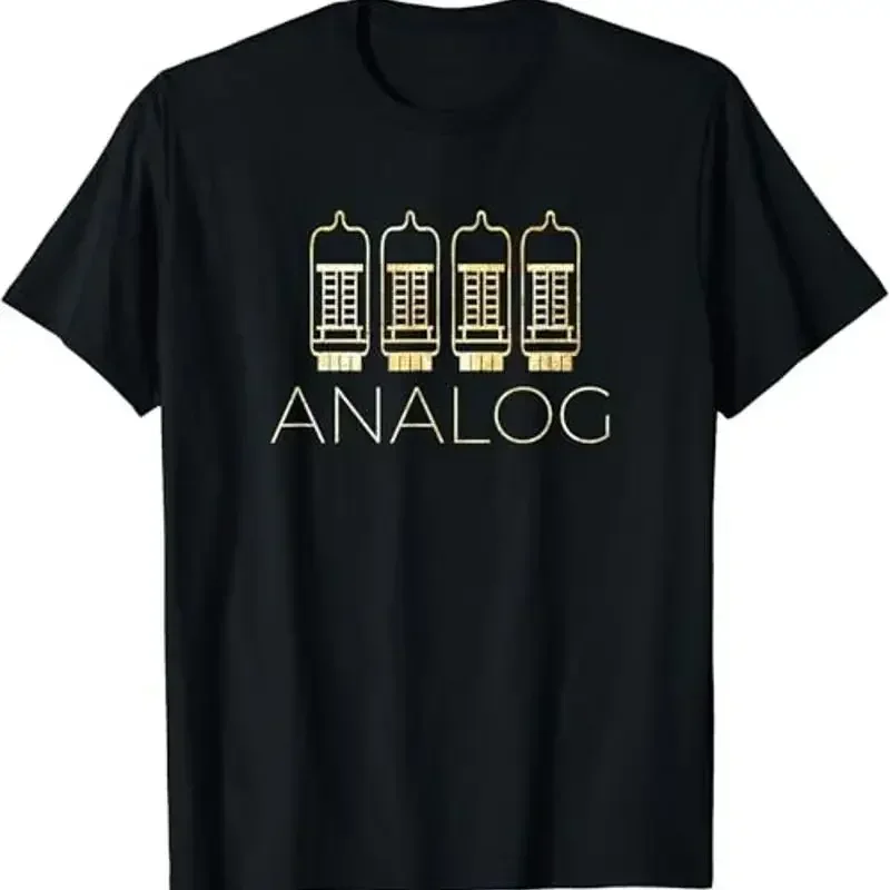Vacuum Tube Valve Amplifier Analog Radio Retro Style T Shirt