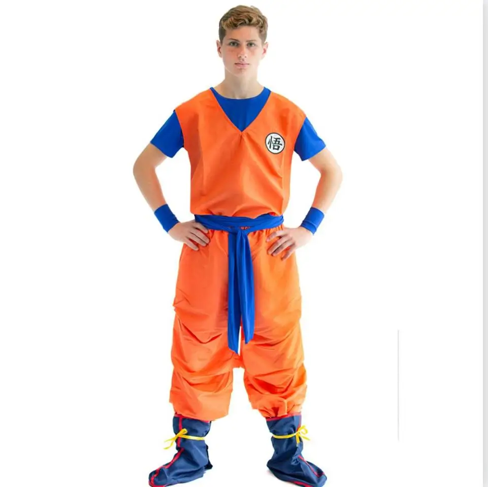 Anime Cosplay Costume Halloween Party Costume Son Goku Costume Suit Costumes For Adult