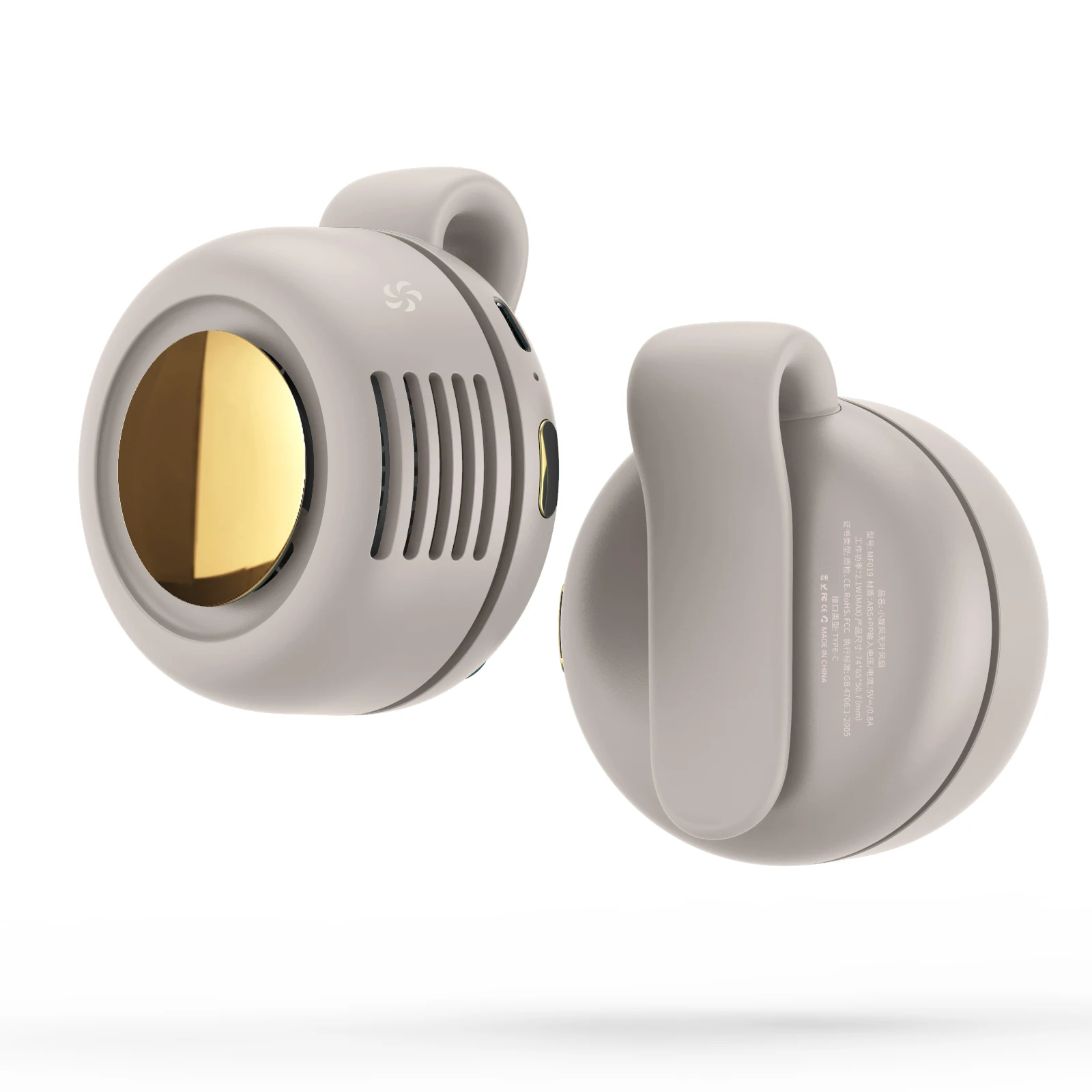 New Arrival Fashion Portable Mini Fan Outdoor Lavalier 360° Adjustment Rotatable Colors Mini Fan Cute Pocket Fans