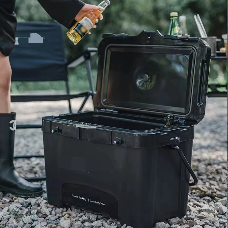 Outdoor Camping Insulated Box 26L Cooler Portable Outdoor Camping Ice Keeping Cold Car Ice Bucket