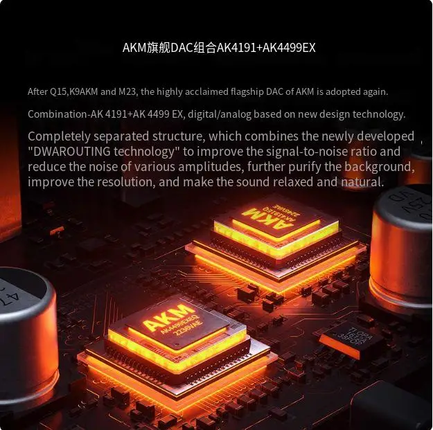 FiiO S15 Desktop Pemutaran Digital Definisi Tinggi Decoding Mesin All-In-One Pemutar Musik DSD Meja Putar Digital Bluetooth