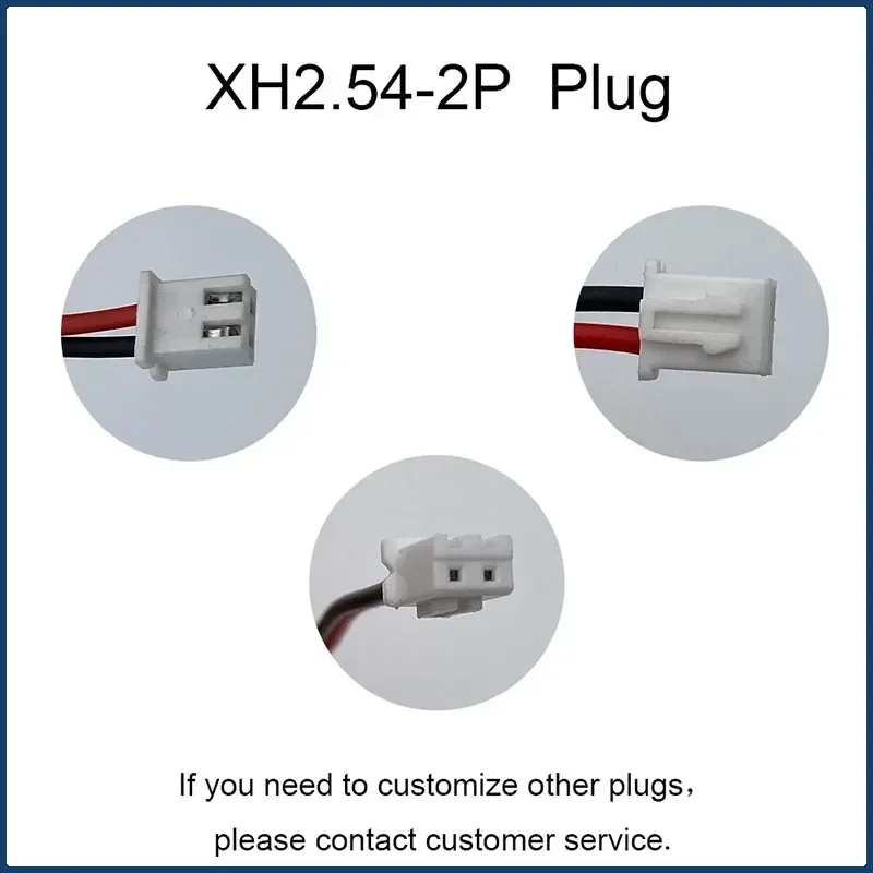 3.7v 13000mah 18650 Lithium Batteries + XH2.54 Plug for Solar Light LED Bluetooth Speaker RC Batteries Rechargeable 3