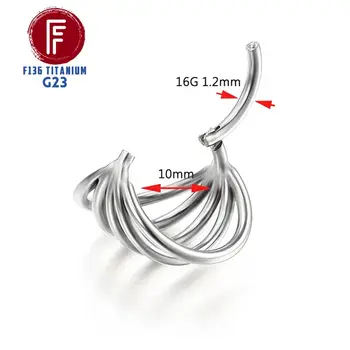 10 best sales Piercing z różowego złota - №4