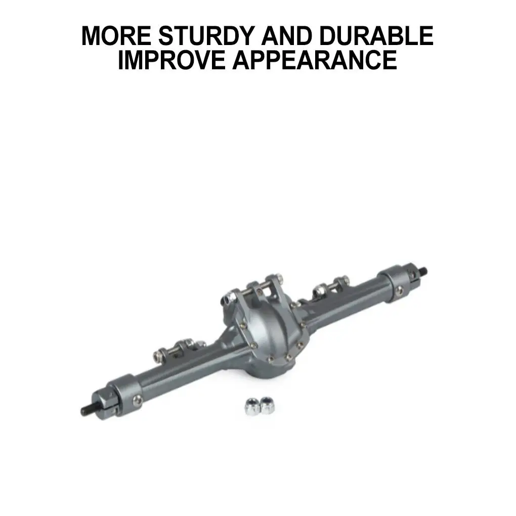 1pcs 1 10 Rear Axle RC Upgrade Part Aluminum Alloy Upgrade Enhances Rc Rear Axle For Axial SCX10 RC Car Part RC Car