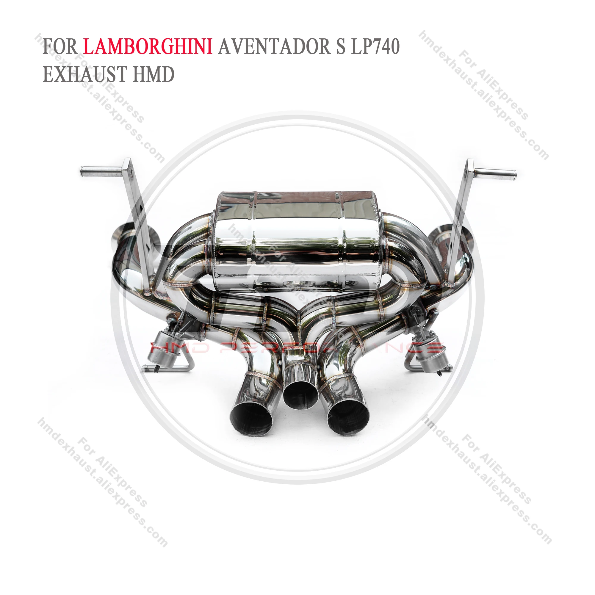 

HMD Exhaust System Stainless Steel Performance Catback for Lamborghini Aventador LP740 Muffler With Valve