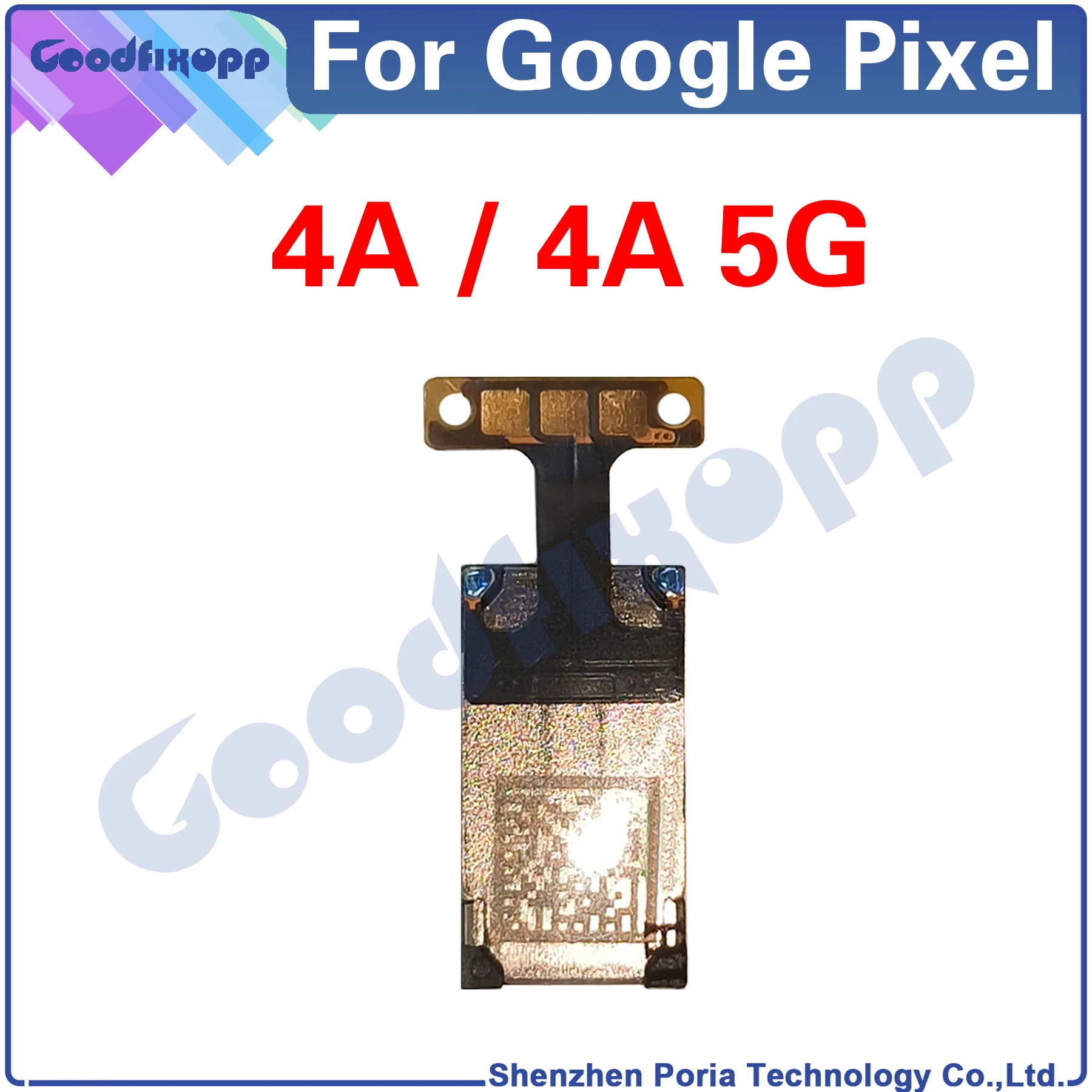 For Google Pixel 4A 5G G025J GA02099 GD1YQ G025I Front Top Earpiece Ear Sound Speaker Flex Cable Receiver Replacement