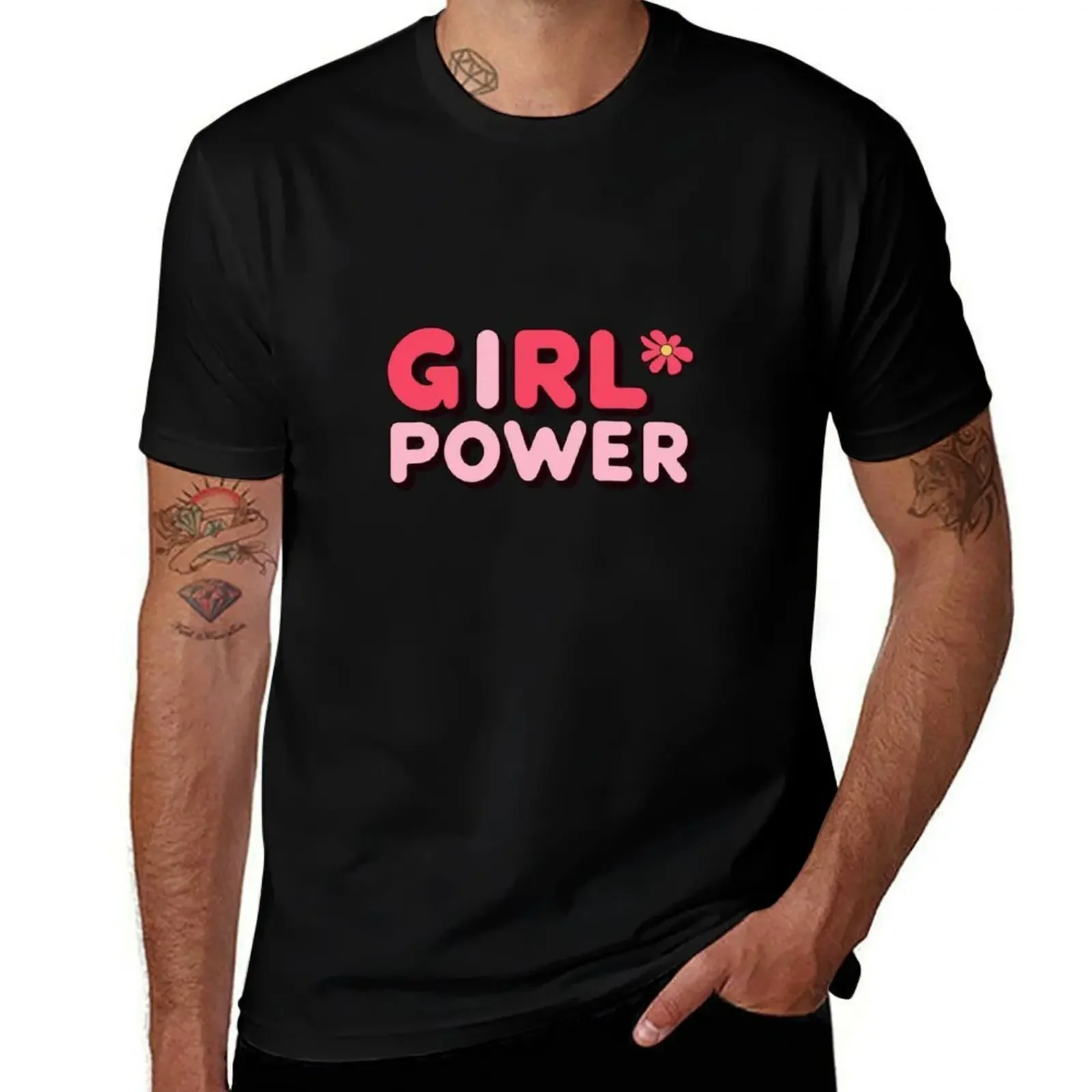 

Girl Power - Empowerment & Feminism T-Shirt tops anime stuff Luxury man quick drying shirts graphic tee men