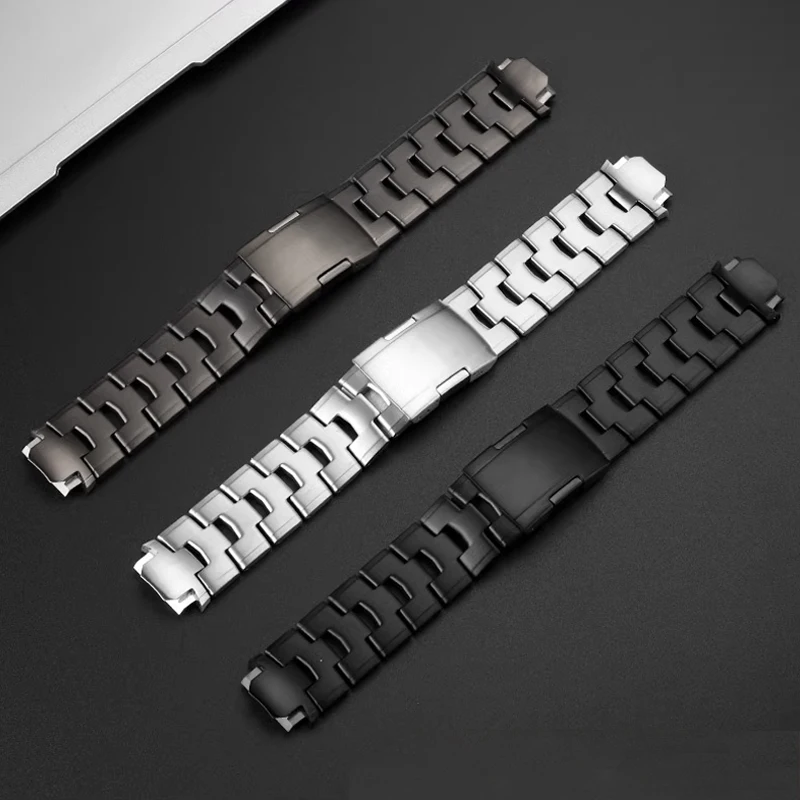 For Tissot T111 Racing Titanium metal Men Watchband Bicycle Race Special T111417 Watch Strap 18mm Convex Stainless steel Bracele