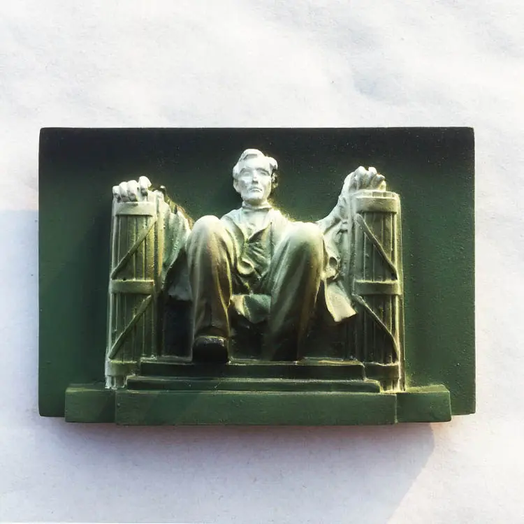 Lincoln Memorial, Washington, USA Tourist souvenirs Magnetic stickers Refrigerator stickers collection decoration souvenir