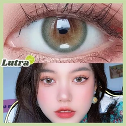 easysmall little green Myopia Prescription Soft Colored Contact Lenses For Eyes Small Beauty Pupil Make Up Natural Yearly