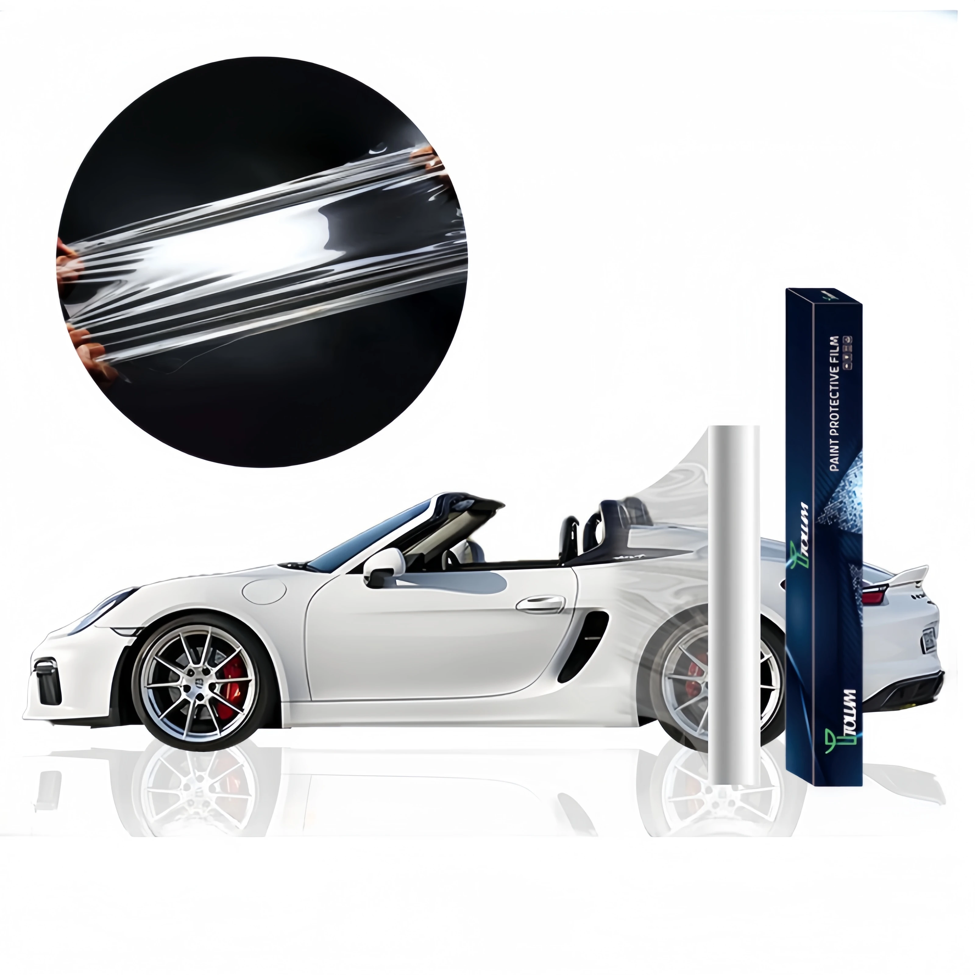 

CAR PPF 7,5 мил Прозрачная защитная пленка для краски из ТПУ, устойчивая к царапинам и ультрафиолетовому излучению, самовосстанавливающаяся, 5-летняя гарантия