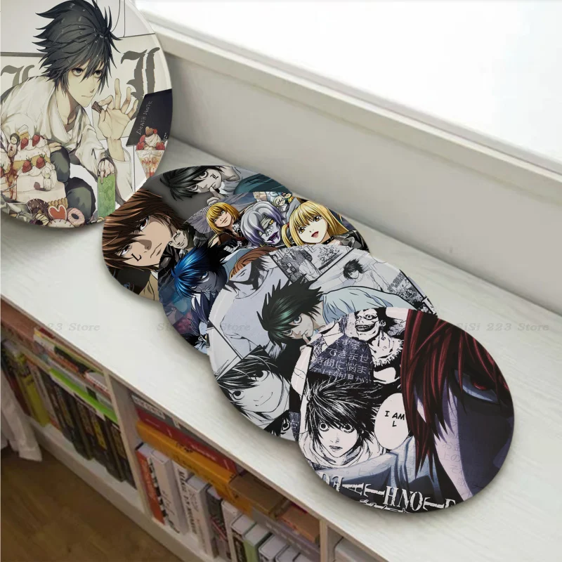 

Death Note Yagami Light L Lawliet Cushion Mat Tie Rope Chair Cushion Soft Office Seat Comfort Breathable 45x45cm Cushion Pads