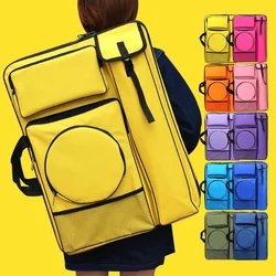 Bolsa de Arte 4K para estudiantes de arte, bolsa de almacenamiento multifuncional, herramienta de bocetos, examen de arte