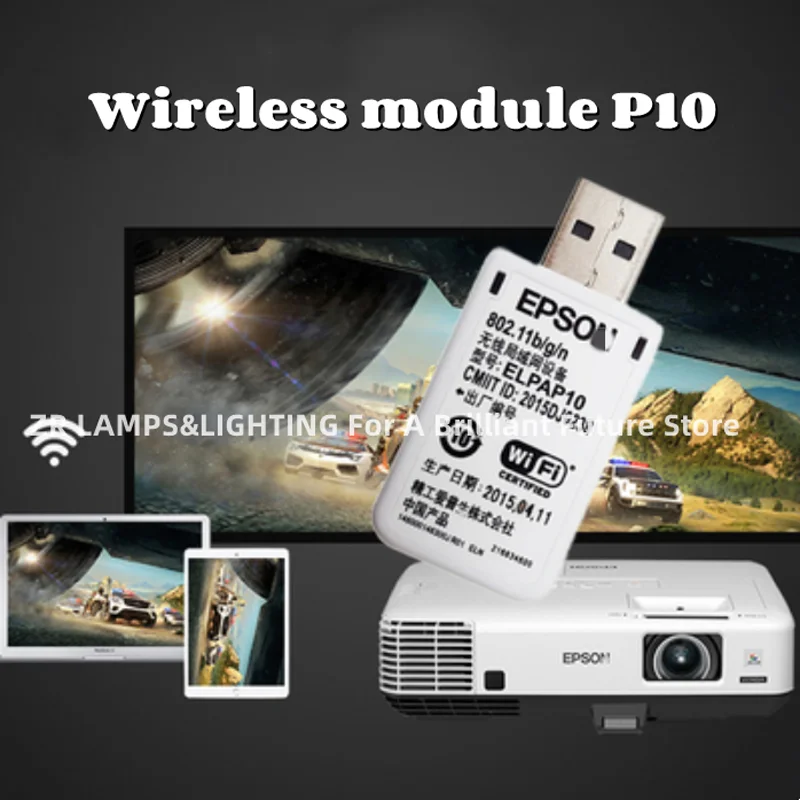 

Original ELPAP10 Wireless Module For EPSON CB-TW6300 TW6700 TW8300 EB-X41 EB-S41 Projector Wireless USB Card