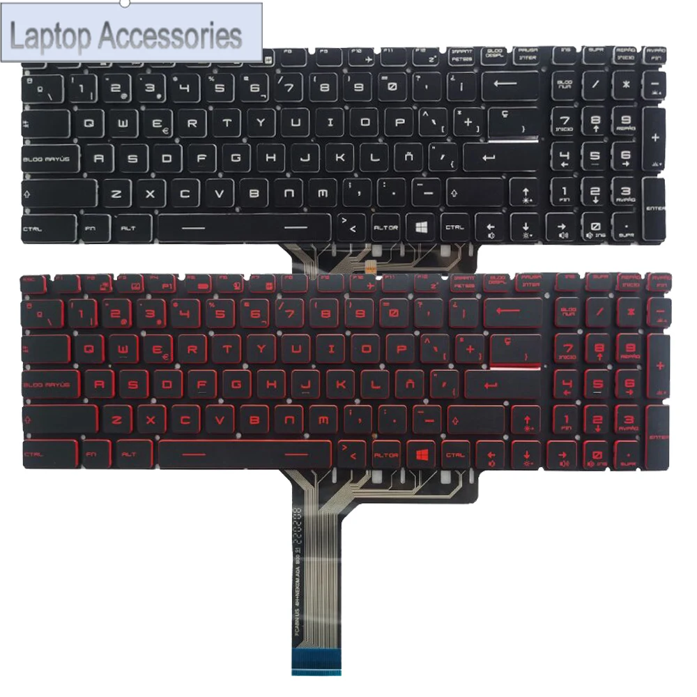 

Новая испанская клавиатура с подсветкой для MSI GT62 GT72 GE62 GE72 GS60 GS70 GL62 GL72 GP62 GP72 CX62 GS63VR GS73VR GT72VR GT83VR GE62V SP
