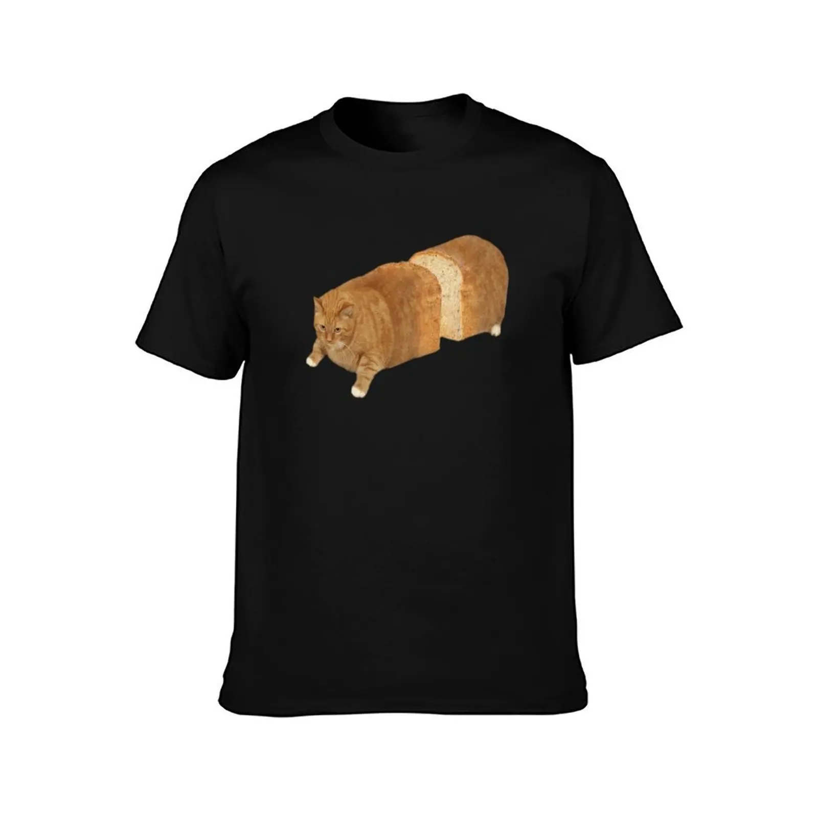 Cat Loaf T-Shirt Summer Casual Cotton Tee Oversized Streetwear Tops Vintage Graphic Print Loose Fit Short Sleeve