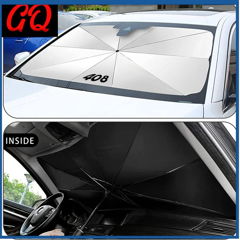 

АВТОМОБИЛЬНЫЕ СТОЙКИ ДЛЯ Peugeot Автомобильный солнцезащитный козырек 107 106 208 308 408 508 301 206 207 4008 2008 3008 5008 RCZ передний зонтик для автомобиля