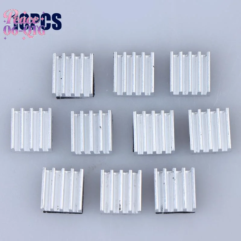 Hot 10pcs A4988 Stepper Driver Heat Sink Aluminum HeatSink Cooling Radiator 3D Printer Parts A4988 Dedicated Heatsink