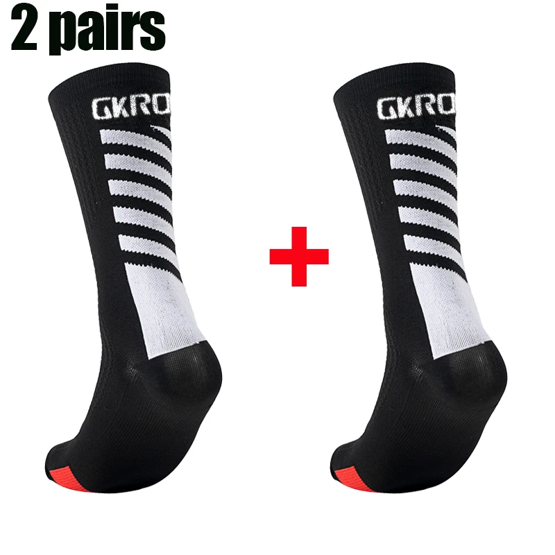 2pairs Neue Radfahren Socken Hohe Qualität Kompression Männer Bike Outdoor Frauen Laufen Professionelle Sport Laufen – Detail 6
