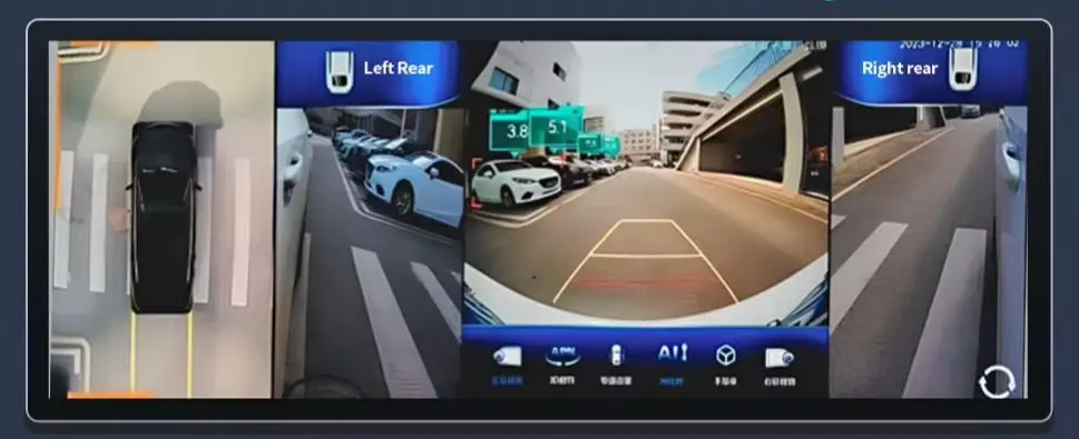 Driintel 1080P Rundumansicht 360 ° Panorama-System 3D-Kamera Auto-Rundumansicht Panoramische Kreisförmige Überwachung DVR-Rekorder – Detail 8